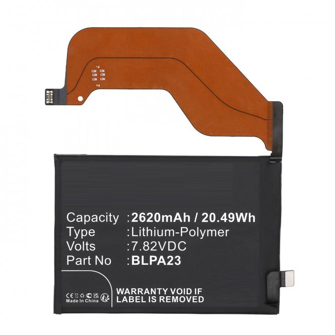 CoreParts Battery 7.82V 2620mAh 20.49Wh 