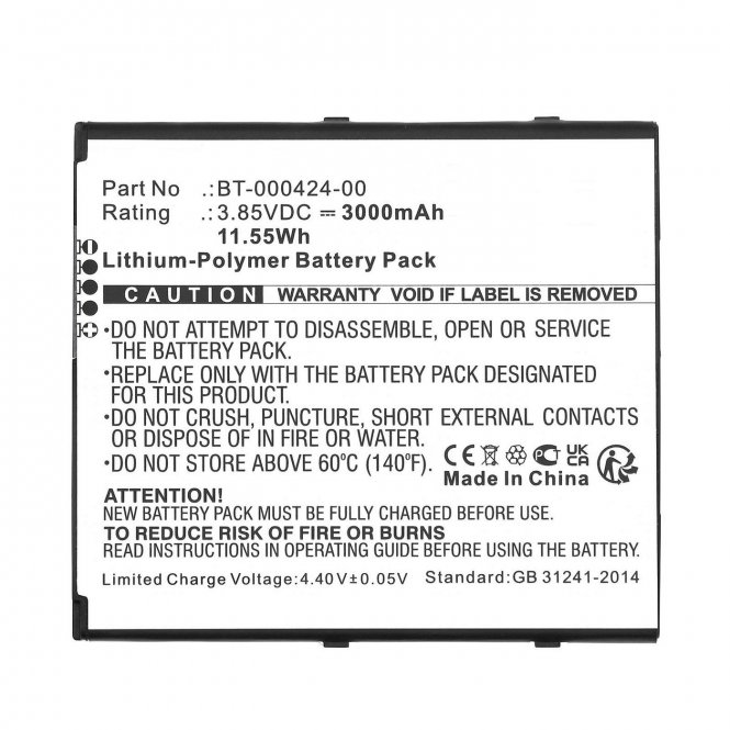 CoreParts Battery 3.85V 3000mAh 11.55Wh 