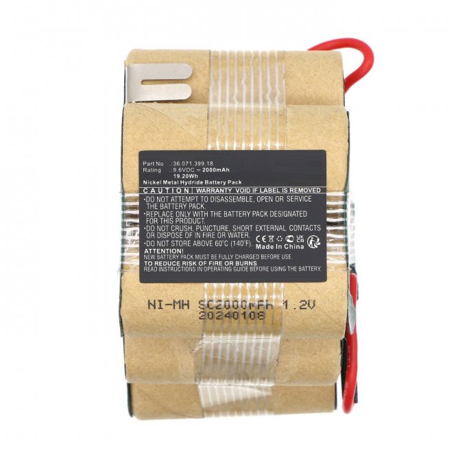 CoreParts Battery 9.6V 2000mAh 19.20Wh