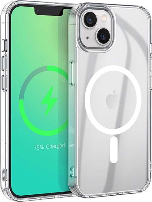 eSTUFF INFINITE OSLO iPhone 14 Plus  Clear Magnetic Cover. 