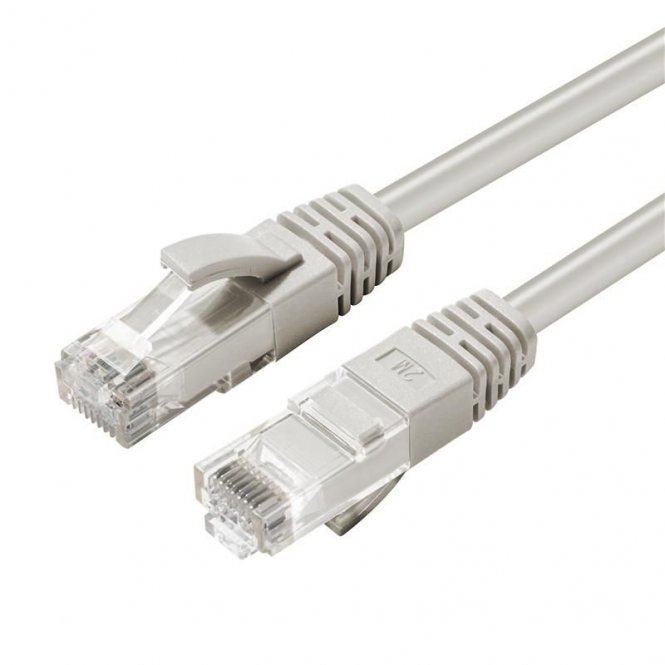 MicroConnect U/UTP CAT6 100M Grey LSZH Unshielded Network Cable, 