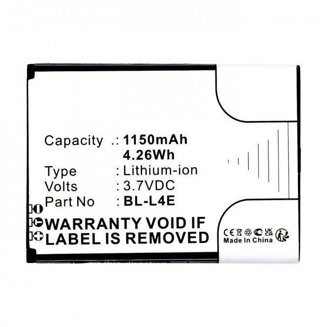 CoreParts Battery 3.7V 1150mAh 4.26Wh - disponible 48 / 72h