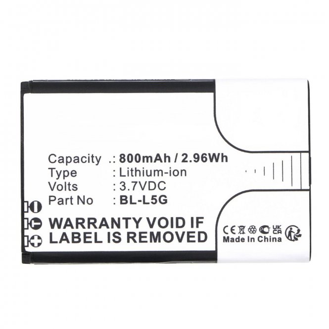CoreParts Battery 3.7V 800mAh 2.96Wh