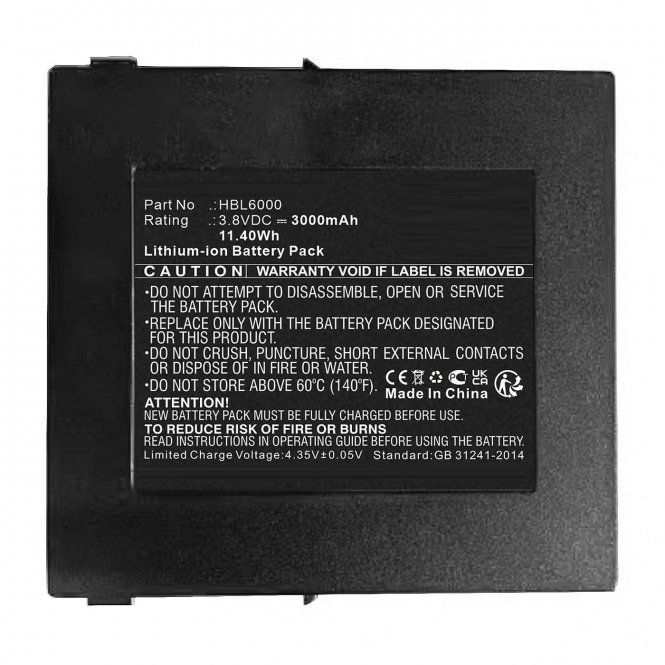 CoreParts Battery 3.8V 3000mAh 11.40Wh 