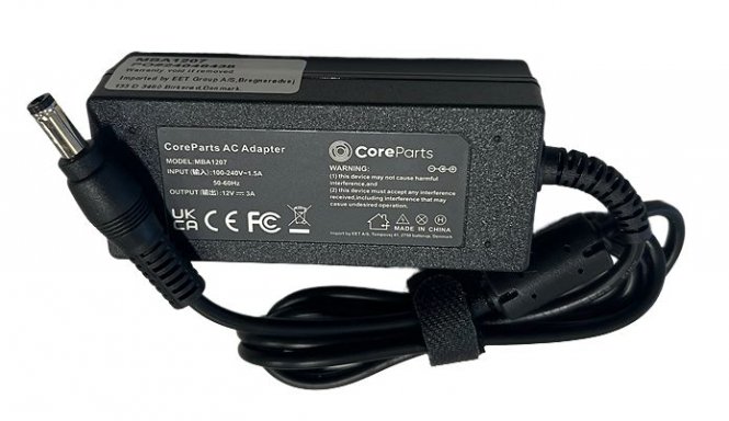 CoreParts Power Adapter 36W 12V 3A