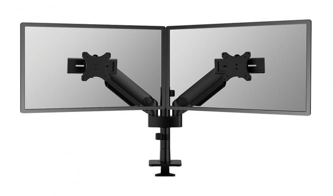 Neomounts Ds65S-950Bl2 Full Motion Dual Desk Monitor Arm For 24-34"