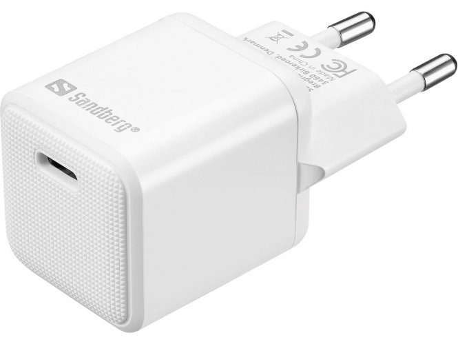 Sandberg USB-C AC Charger PD20W EU USB-C AC Charger PD20W, 