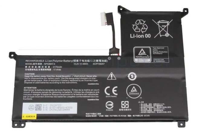 CoreParts Laptop Battery for Clevo 54Wh 