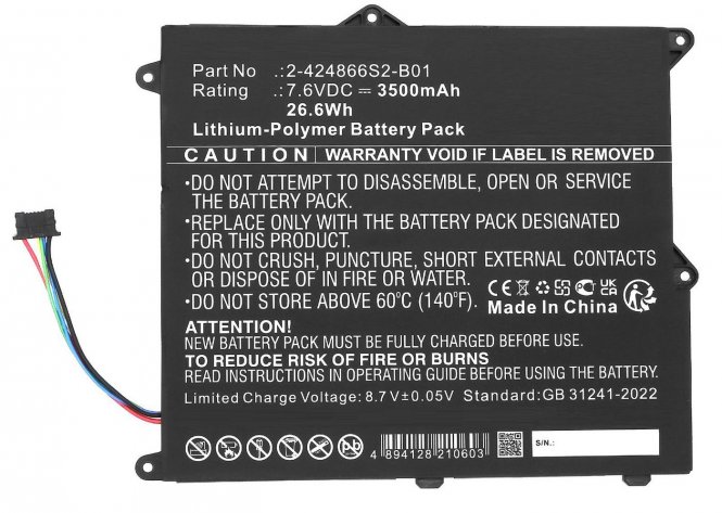 CoreParts Laptop Battery for Panasonic - disponible 48 / 72h