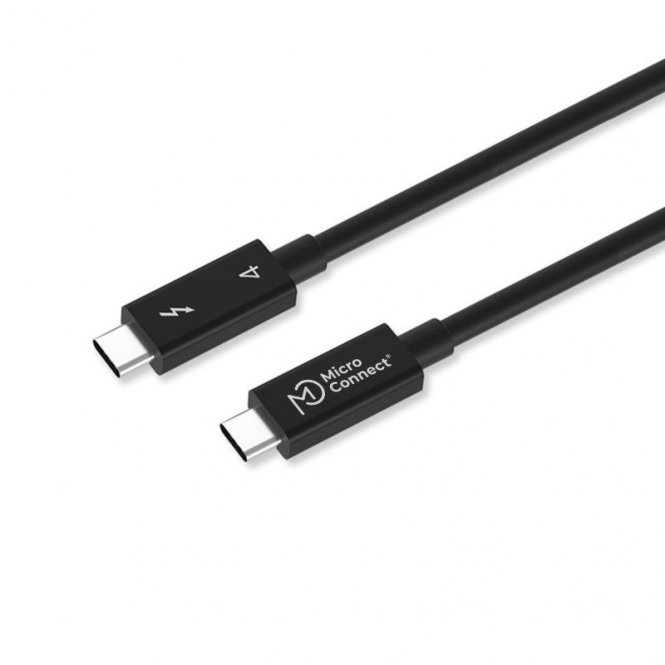 MicroConnect Premium Thunderbolt 4 Cable, 1m, 40 Gbits/s, 240W, 8K60Hz