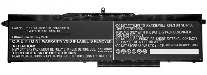 CoreParts Laptop Battery for Dell - disponible 48 / 72h