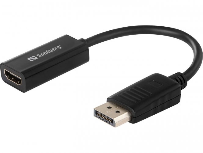 Sandberg Adapter DisplayPort to HDMI Adapter DisplayPort<gt/>HDMI, 