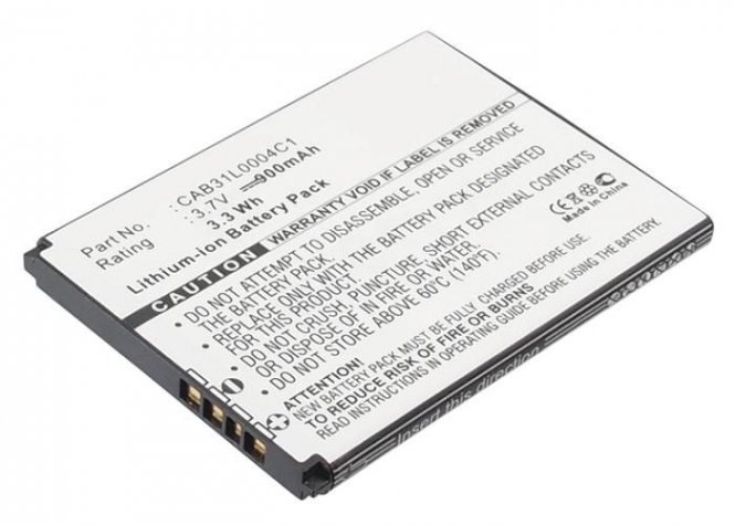CoreParts Battery 3.33Wh Li-ion 3.7V 