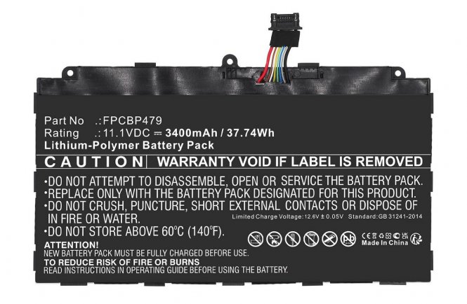 CoreParts Battery 37.74Wh 11.1V 3400mAh