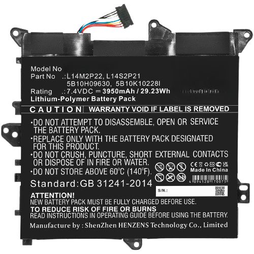 CoreParts Laptop Battery for Lenovo  - disponible 48 / 72h 