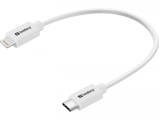 Sandberg USB-C PD to Lightning MFI 0.2M 