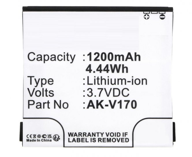 CoreParts Battery 4.44Wh Li-ion 3.7V