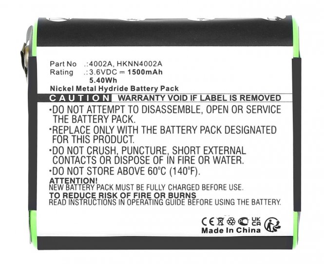 CoreParts Battery 5.40Wh Ni-MH 3.6V 