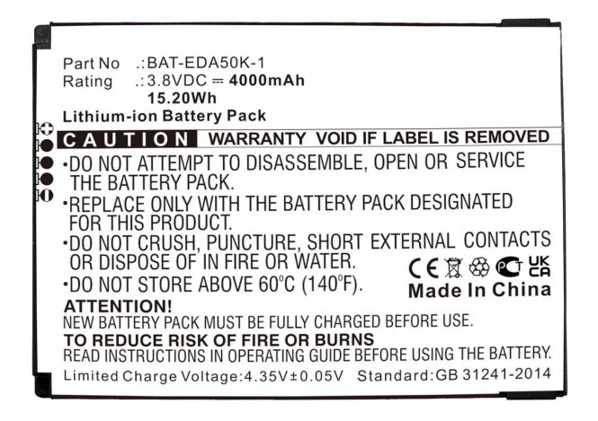 CoreParts Battery 15.20Wh Li-ion 3.8V