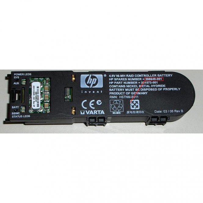 HP 4.8v 500mAh Ni-MH BBWC 