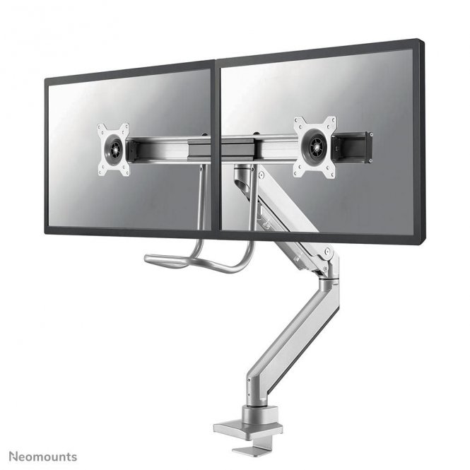 Neomounts Nm-D775Dxsilver Full Motion  Dual Desk Monitor Arm (Clamp  - disponible 15 jours 