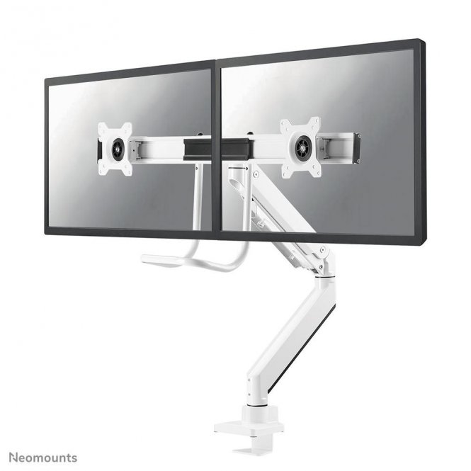 Neomounts Nm-D775Dxwhite Full Motion  Dual Desk Monitor Arm (Clamp  - disponible 15 jours 