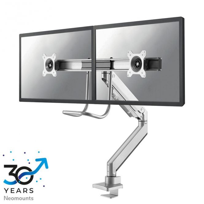 Neomounts NM-D775DXSILVER, Dual  Crossbar Monitor Arm, 2 x  - disponible 15 jours 