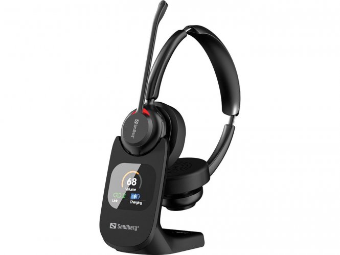 Sandberg Wireless Headset Pro LCD Dock - disponible 48 / 72h