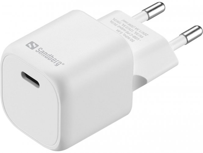 Sandberg USB-C AC Charger PD30W EU - disponible 48 / 72h