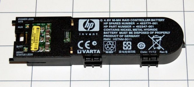 Hewlett Packard Enterprise Smart Array P700m Battery 4.8V 