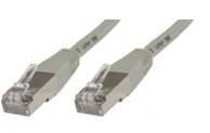 MicroConnect F/UTP CAT5e 15m Grey PVC Outer Shield : Foil screening 