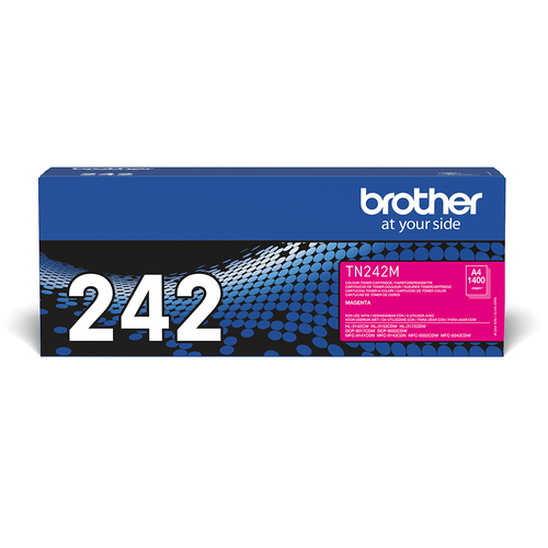 Brother TN242M - Magenta - original - cartouche de toner - pour Brother DCP-9017, DCP-9022, HL-3142, HL-3152, HL-3172, MFC-9142, MFC-9332, MFC-9342 