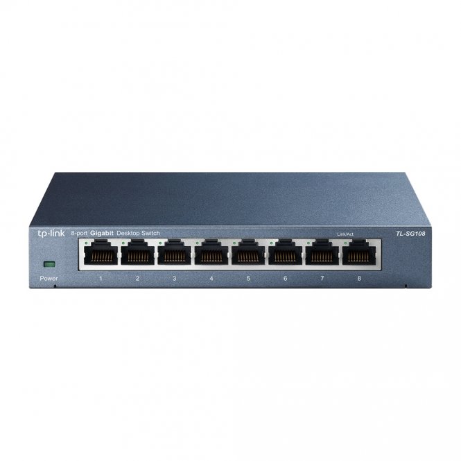TP-LINK Switch TL-SG108 8xGBit Unmanaged Metallgehäuse - disponible 24 / 48h