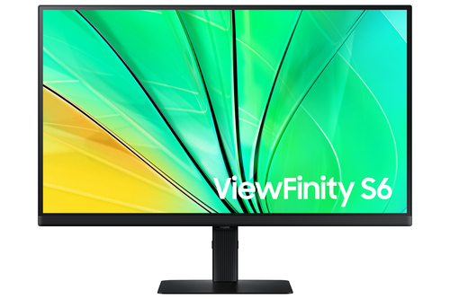 Samsung ViewFinity S6 S27D600EAU - S60UD Series - écran LED - 27" - 2560 x 1440 QHD @ 100 Hz - IPS - 350 cd/m² - 1000:1 - HDR10 - 5 ms - HDMI, DisplayPort - noir 