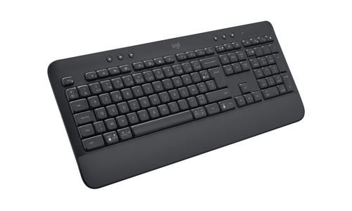 Logitech Signature K650 - Clavier - sans fil - Bluetooth LE - AZERTY - Français - graphite