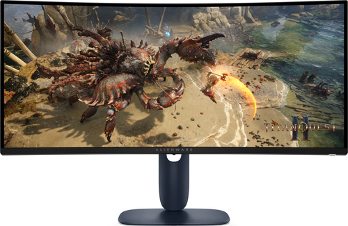 Alienware AW3425DWM - Écran LED - jeux - incurvé - 34" - 3440 x 1440 UWQHD @ 180 Hz - VA - 400 cd/m² - 3000:1 - DisplayHDR 400 - 1 ms - 2xHDMI, DisplayPort - BTO - avec 3 ans de service matériel de base avec Advanced Exchange après diagnostic à distance 