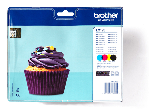 BROTHER Toner LC123VALBP - disponible 15 jours