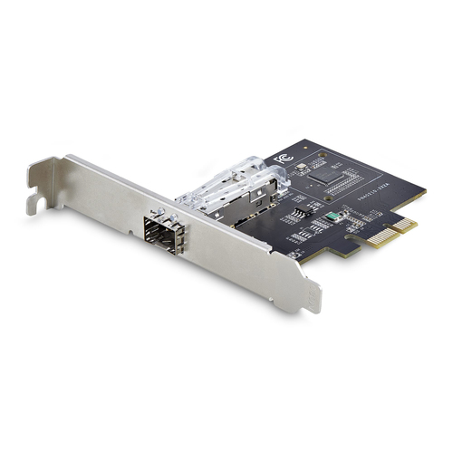 Startech Carte Réseau GbE SFP à 1 Port, Fibre PCIe 2.1 Ethernet NIC - Adaptateur réseau - PCIe 2.0 - Gigabit SFP x 1 - noir 