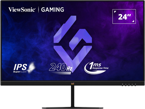 ViewSonic VX2479A-HD-PRO - Écran LED - jeux - 24" (23.8" visualisable) - 1920 x 1080 Full HD (1080p) @ 240 Hz - IPS - 250 cd/m² - 1000:1 - HDR10 - 1 ms - 2xHDMI, DisplayPort 