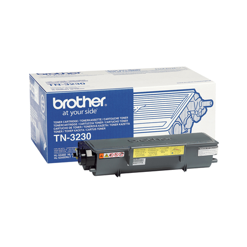 Brother TN3230 - Noir - original - cartouche de toner - pour Brother DCP-8070, HL-5340, 5350, 5370, 5380, MFC-8370, 8380, 8880, 8890 