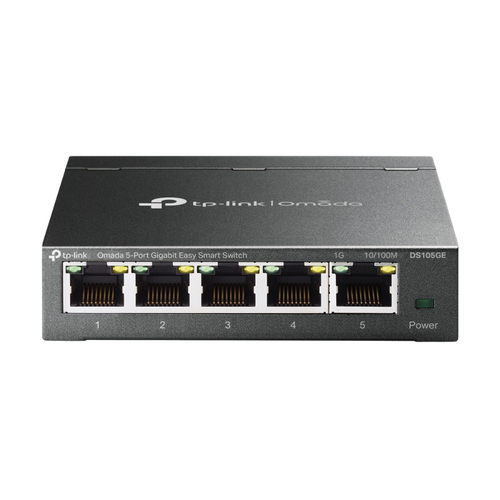 TP-Link Omada DS105GE V1.6 - Commutateur - intelligent - 5 x 10/100/1000Base-T - de bureau 