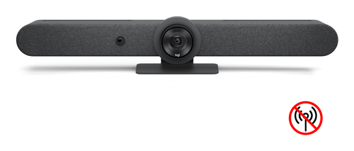 Logitech Bar No-Radio - Appareil de vidéoconférence - certifié Zoom, Certifié pour Microsoft Teams, Certifié Google Meet - graphite - Conformité TAA - power adapter included