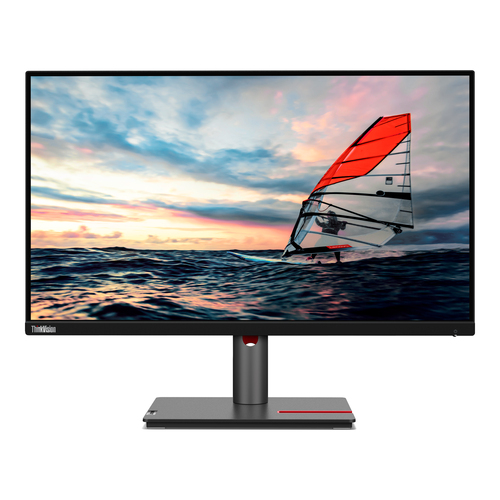 Lenovo ThinkVision P25i-30 - Écran LED - 25" (24" - 24.5" visualisable) - 1920 x 1080 Full HD (1080p) @ 100 Hz - IPS - 250 cd/m² - 1300:1 - 4 ms - HDMI, VGA, DisplayPort - noir corbeau 