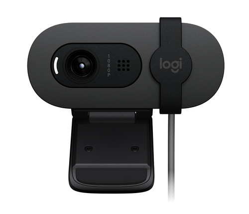 Logitech BRIO 105 - Webcam - couleur - 2 MP - 1920 x 1080 - 1080p, 720p - audio - USB
