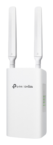 TP-Link Omada ER703WP-4G-Outdoor V1 - Passerelle - 1GbE - Wi-Fi 6 - 4G - 2.4 GHz, 5 GHz - SIP - 4G LTE-FDD B1/B3/B5/B7/B8/B20/B28/B32 4G LTE-TDD B38/B40/B41 3G DC-HSDPA/HSPA+/HSDPA/HSUPA/WCDMA B1/B3/B5/B8 - géré par le Cloud - montage sur mur/sur poteau 