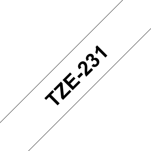 Brother TZe-231 - ruban laminé- 1 cassette(s) - Rouleau (1,2 cm x 8 m) 