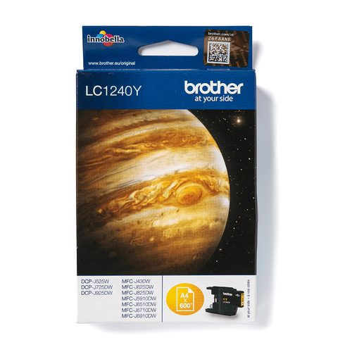 Brother LC1240Y - Jaune - original - cartouche d'encre - pour Brother DCP-J525W, DCP-J725DW, DCP-J925DW 