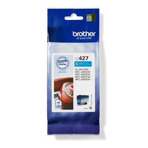BROTHER Ink Cart/Cyan 1500 Pages - disponible 15 jours