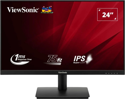 ViewSonic VA240-H-2 - Écran LED - 24" (23.8" visualisable) - 1920 x 1080 Full HD (1080p) @ 75 Hz - IPS - 250 cd/m² - 1000:1 - 1 ms - HDMI, VGA 