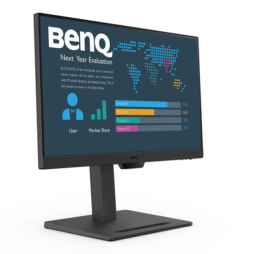 Écran LED - 24" (23.8" visualisable) - 1920 x 1080 Full HD (1080p) @ 100 Hz - IPS - 250 cd/m² - 1300:1 - 5 ms - 2xHDMI, DisplayPort - haut-parleurs - disponible 15 jours 